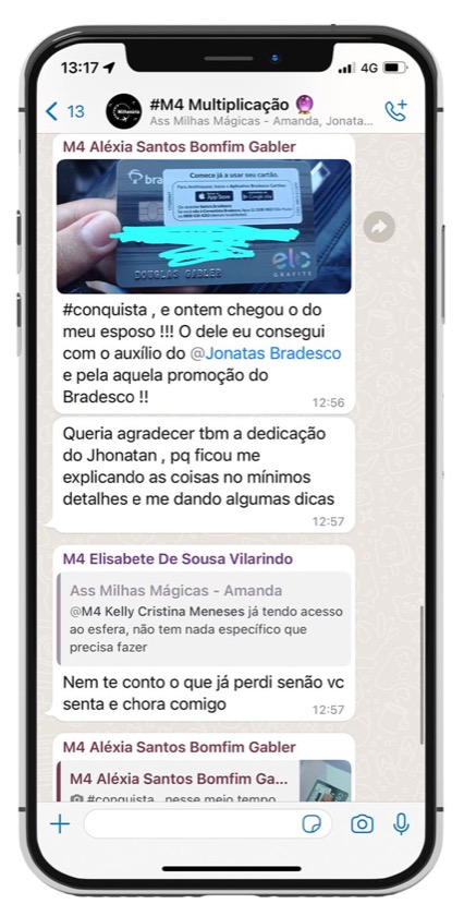 Depoimento de aluna