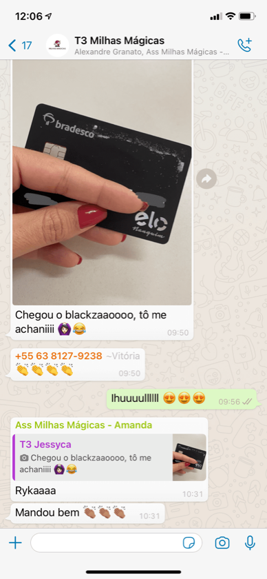 Depoimento de aluna