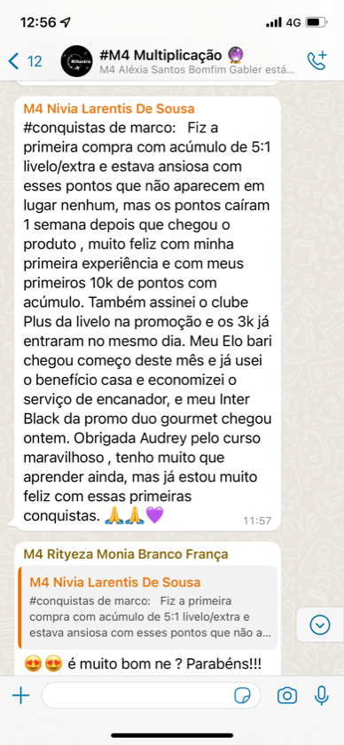 Depoimento de aluna