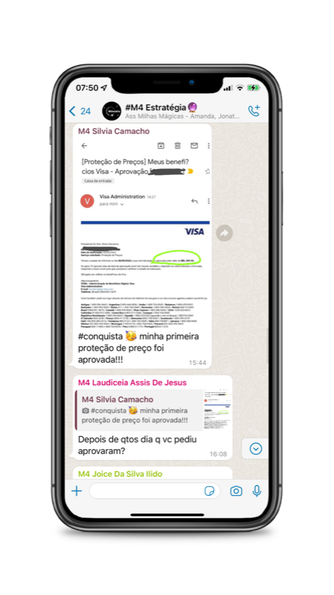 Depoimento de aluna