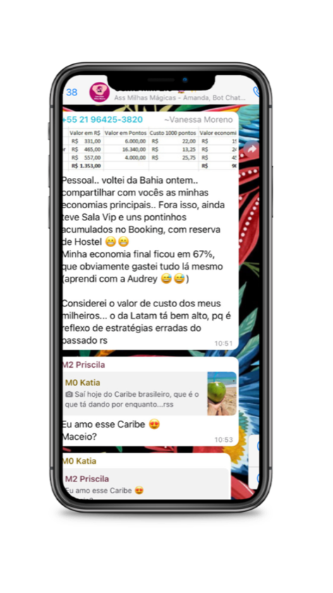 Depoimento de aluna