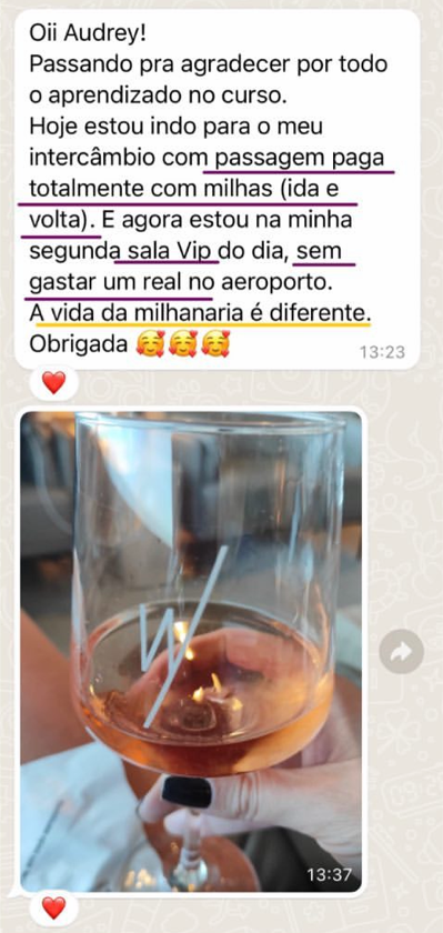 Depoimento de aluna